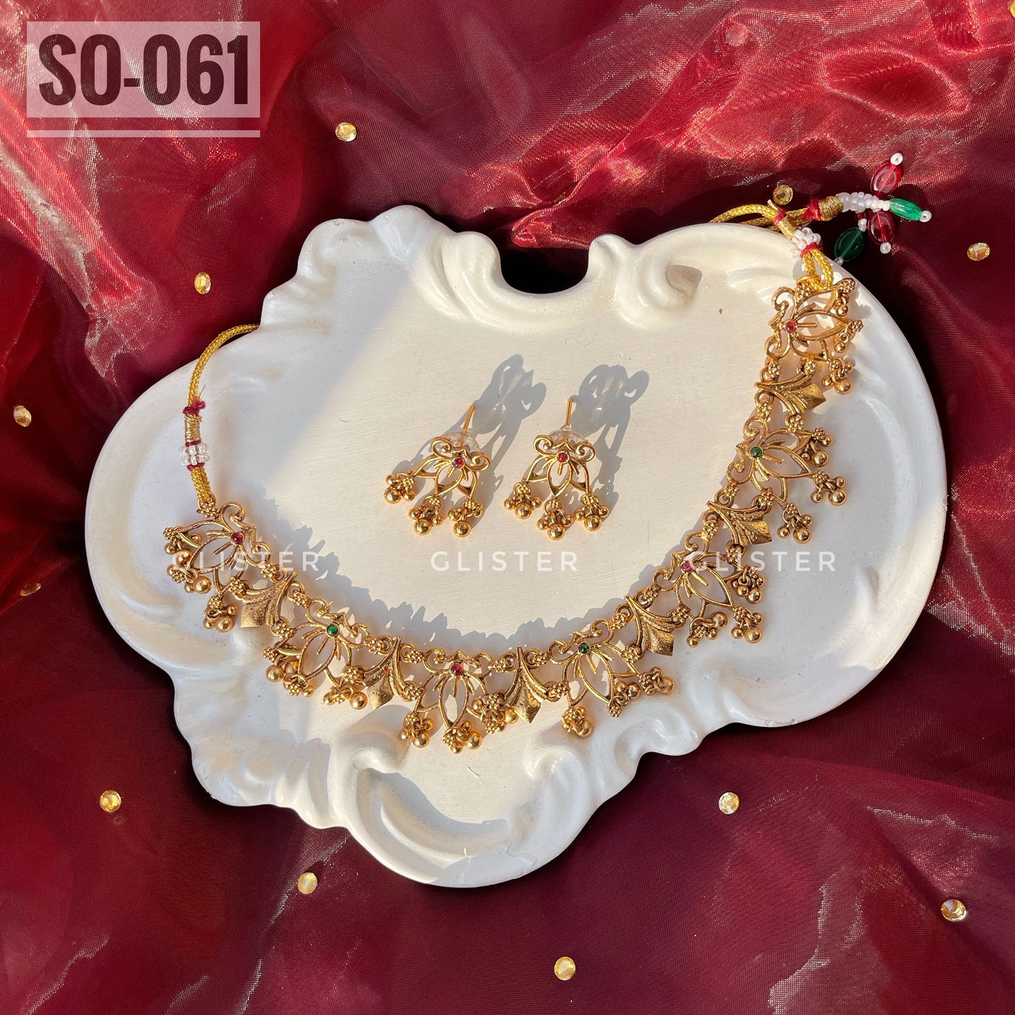 South Indian Petal Choker Set ✨ SO-061