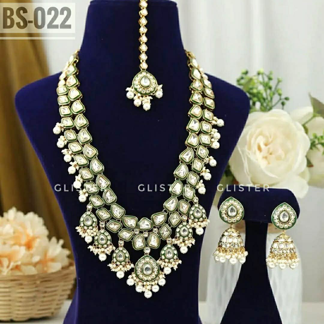 Kundon Long Necklace Set ✨ BS-022