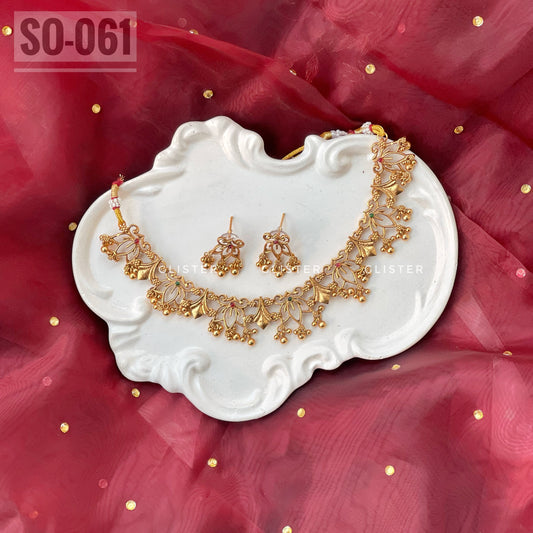 South Indian Petal Choker Set ✨ SO-061