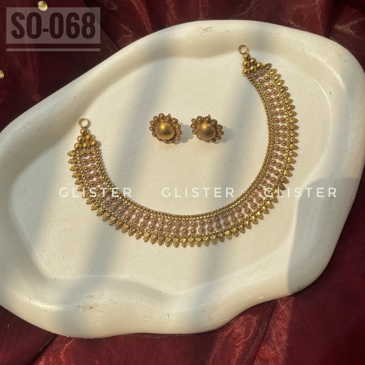 South Indian Petal Choker Set ✨ SO-068