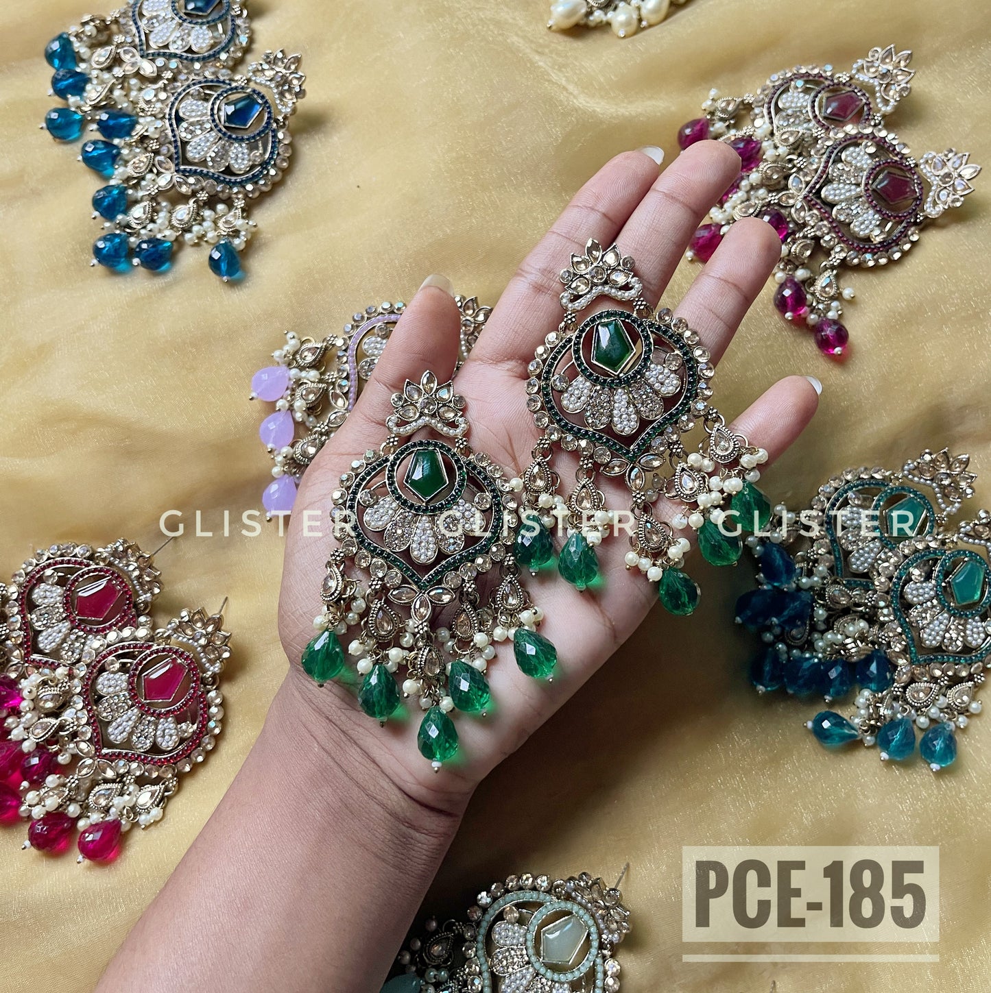 Pakistani Inspired Earrings Set ✨ PCE-185