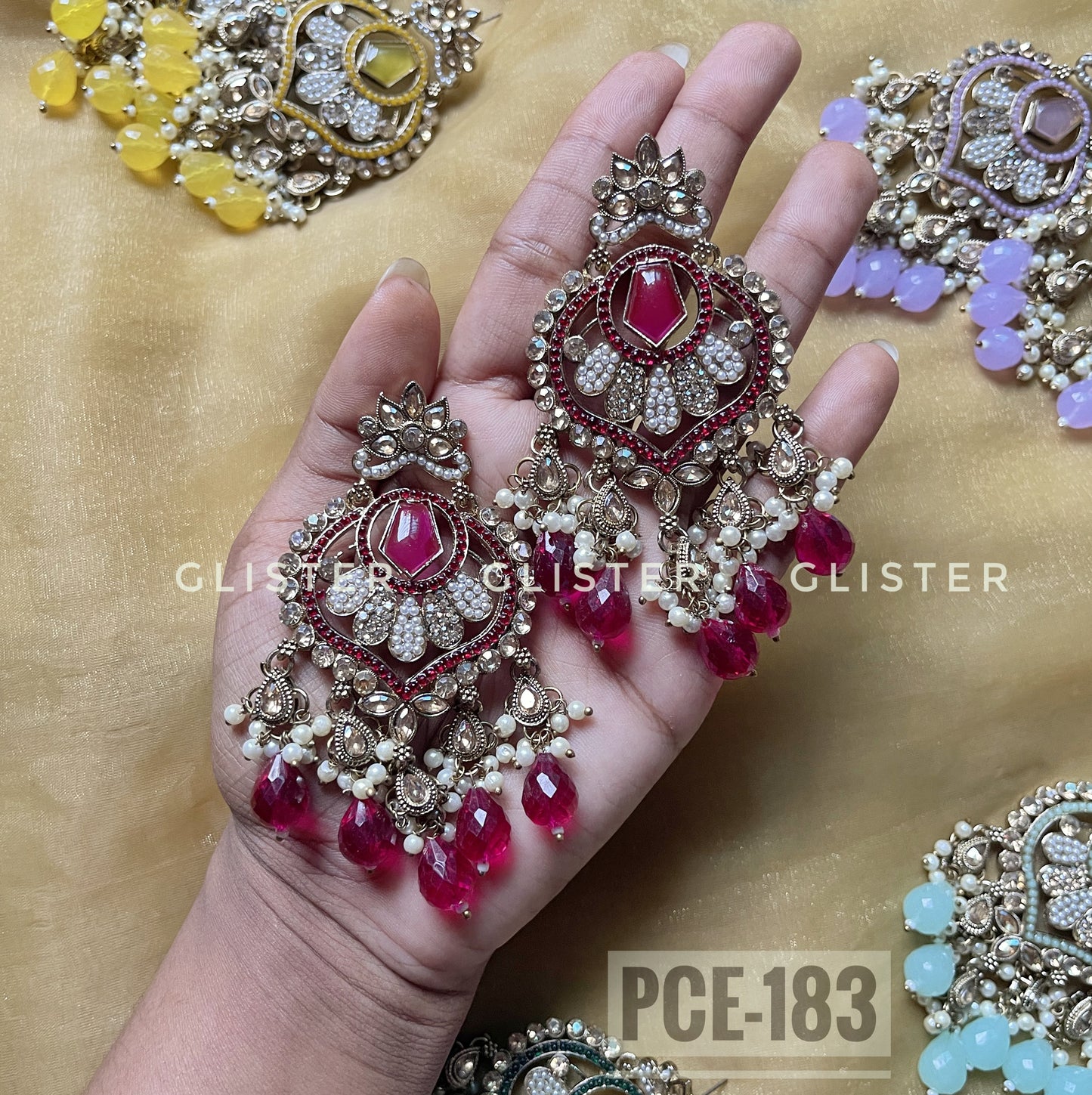 Pakistani Inspired Earrings Set ✨ PCE-183