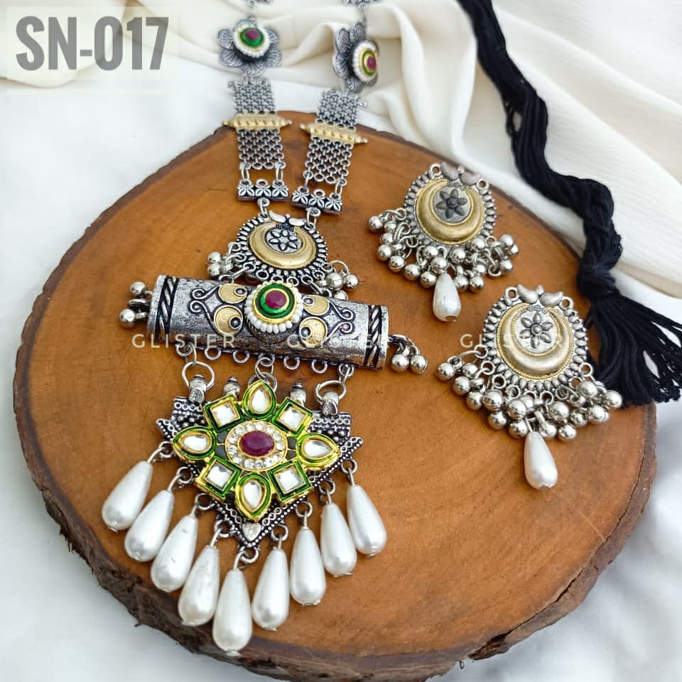 Silver Long Necklace ✨ SN-017