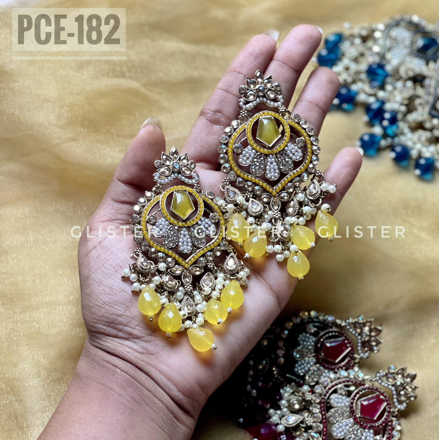 Pakistani Inspired Earrings Set ✨ PCE-182