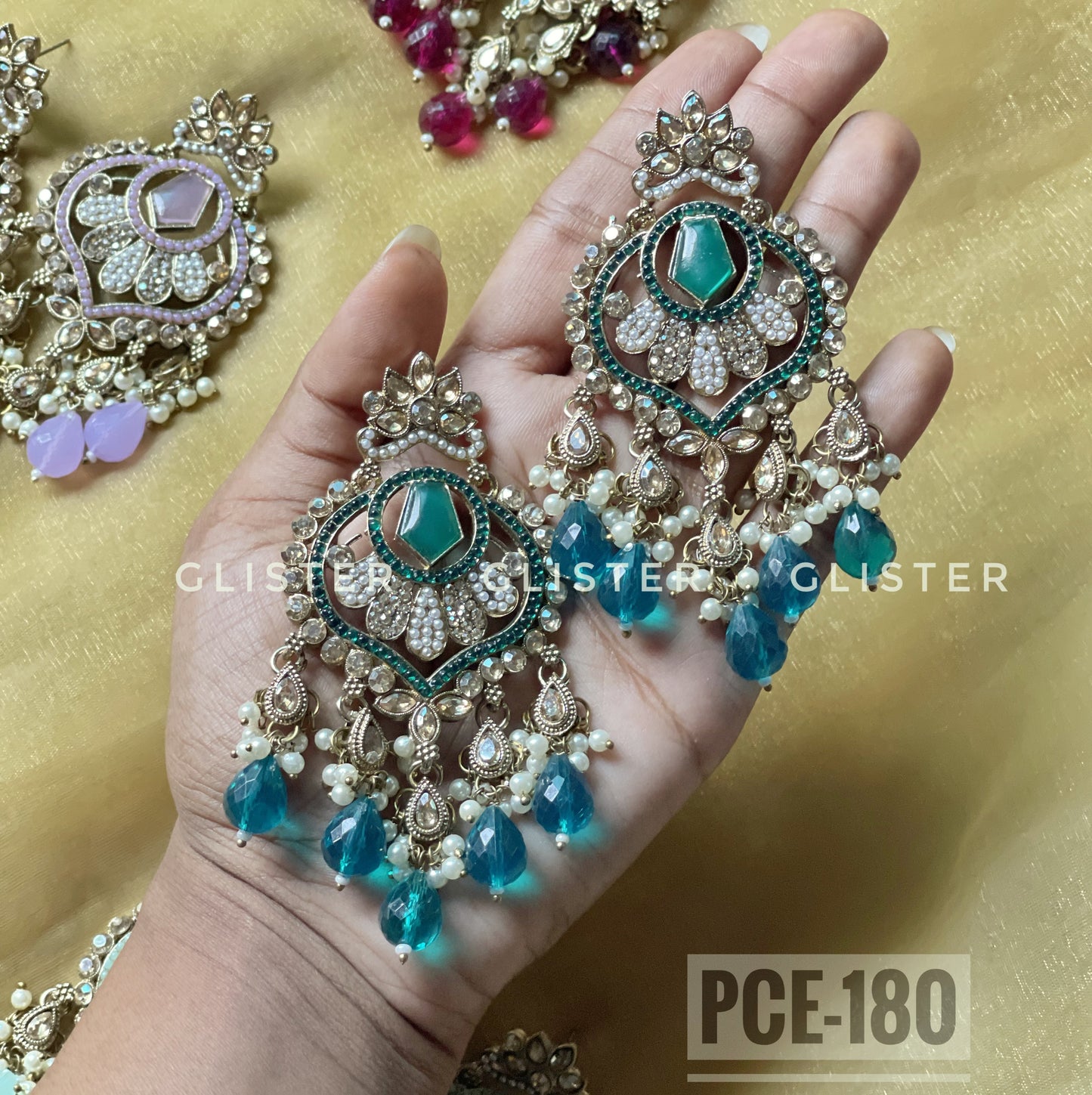 Pakistani Inspired Earrings Set ✨ PCE-180