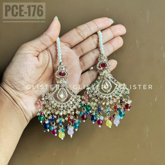 Pakistani Inspired Earrings Set ✨ PCE-176