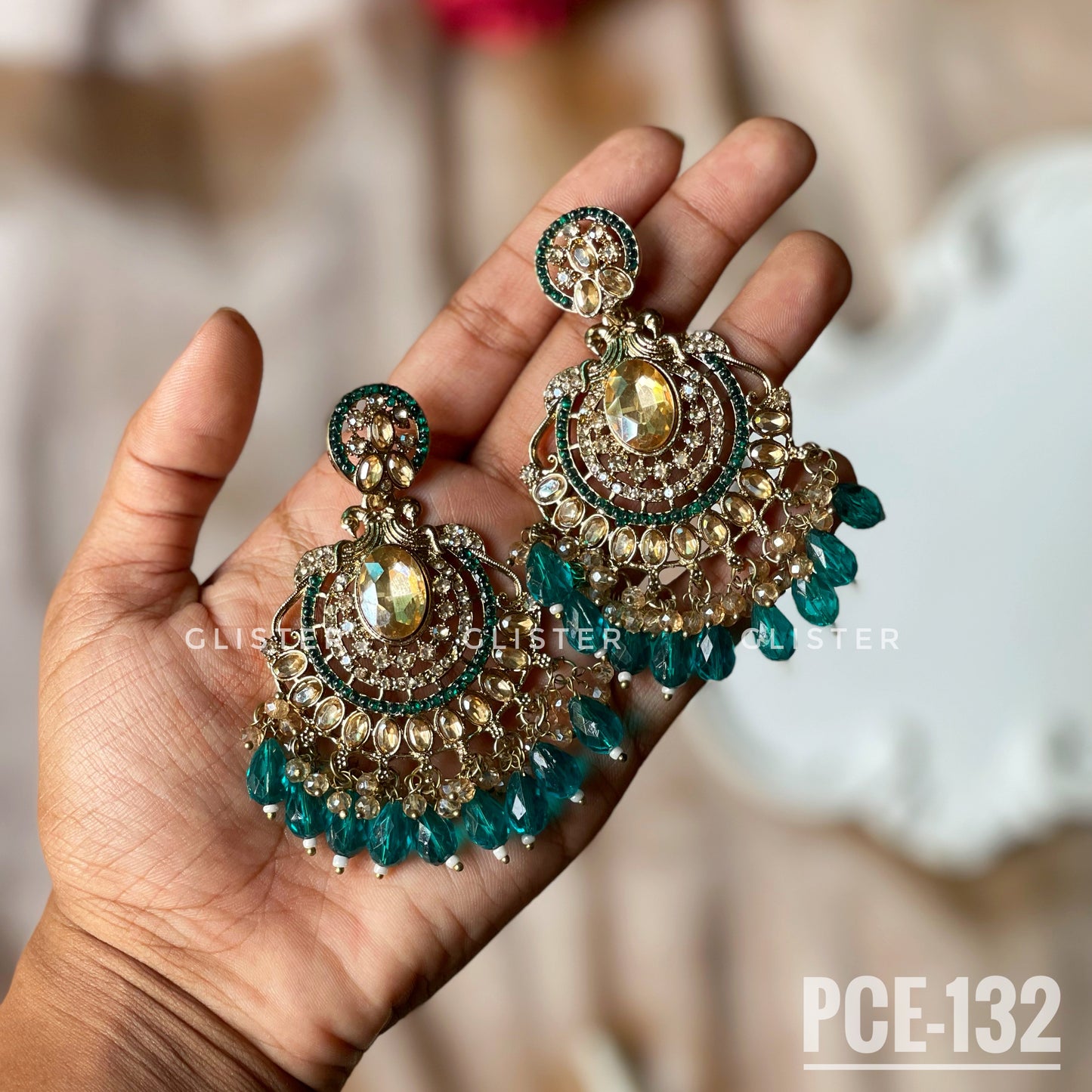 Pakistani Inspired Earrings Set ✨ PCE-132