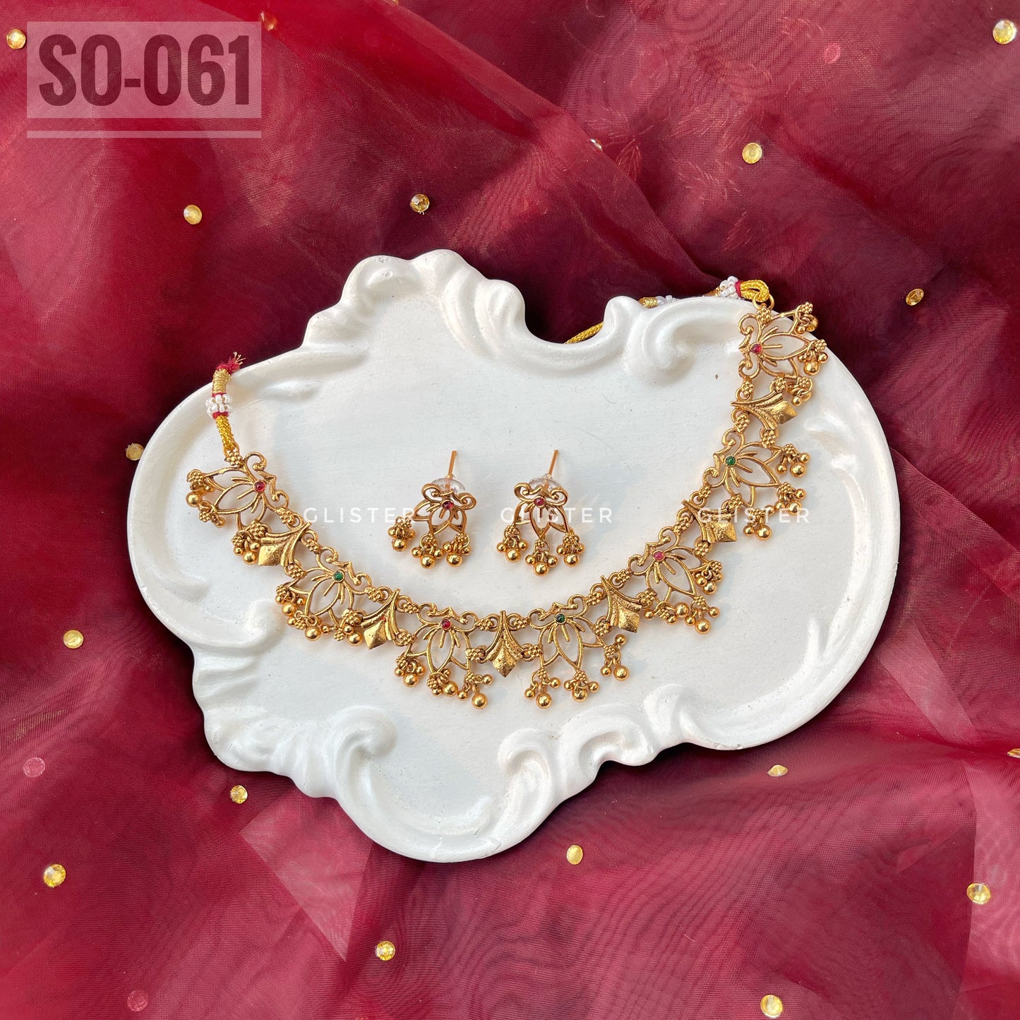 South Indian Petal Choker Set ✨ SO-061