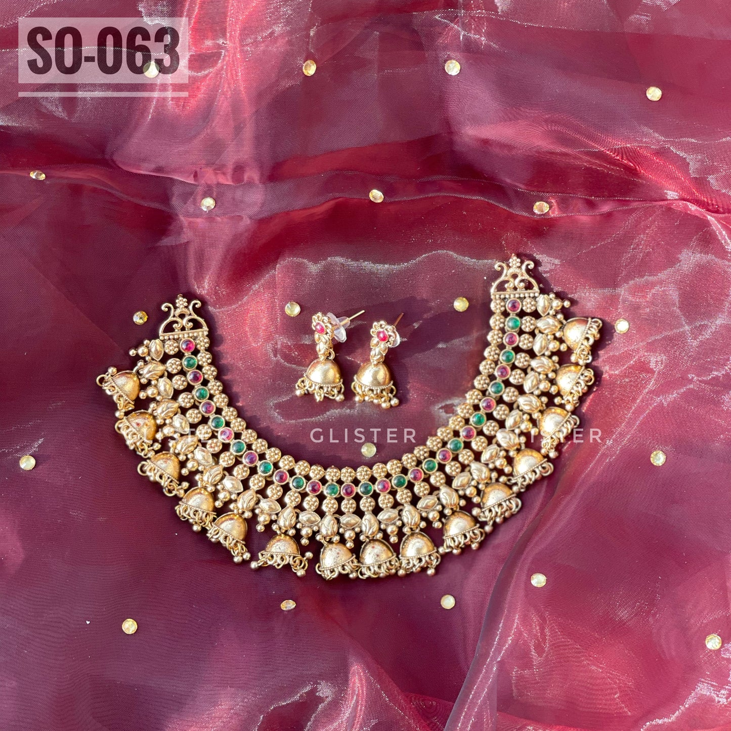 South Indian Petal Choker Set ✨ SO-063