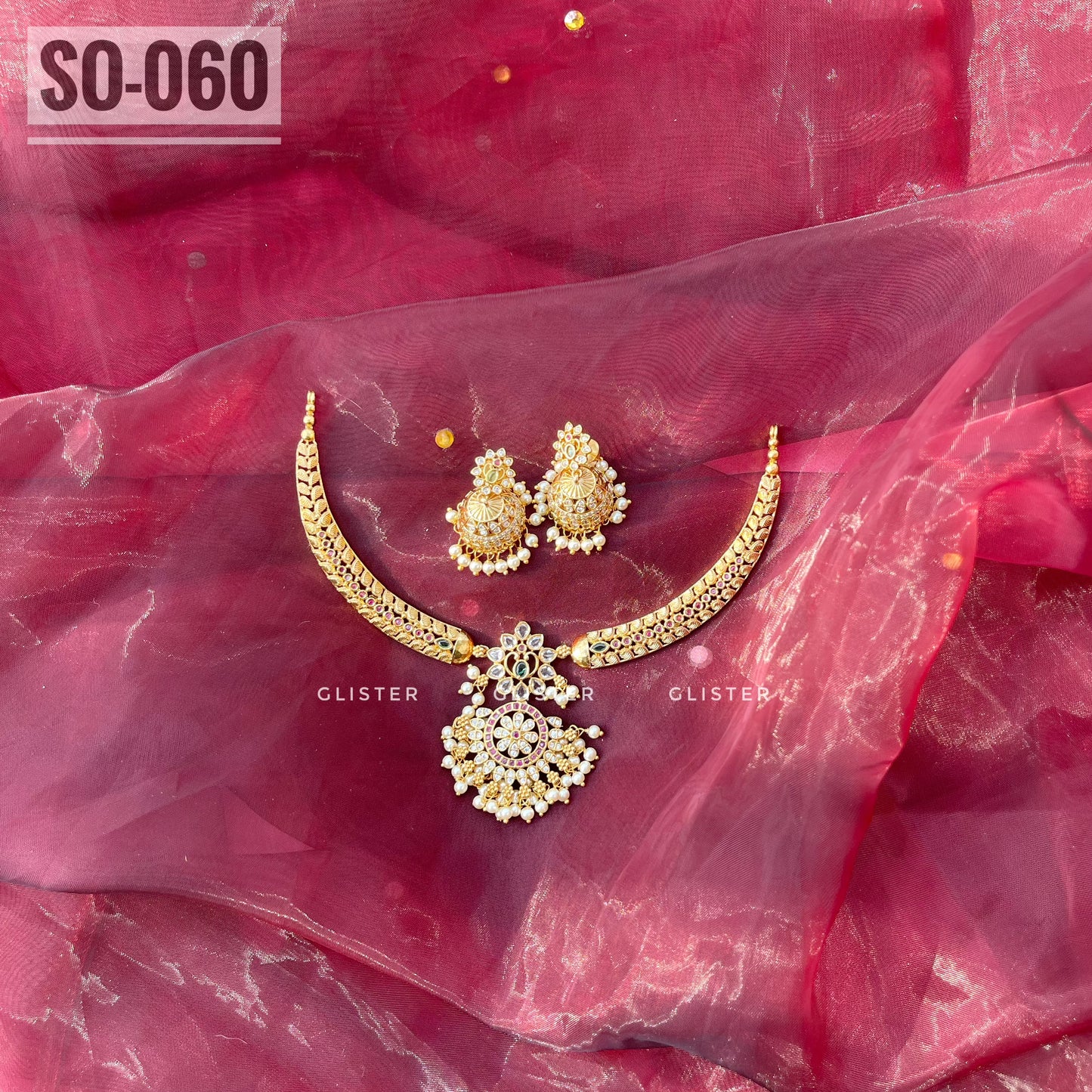 South Indian Petal Choker Set ✨ SO-060
