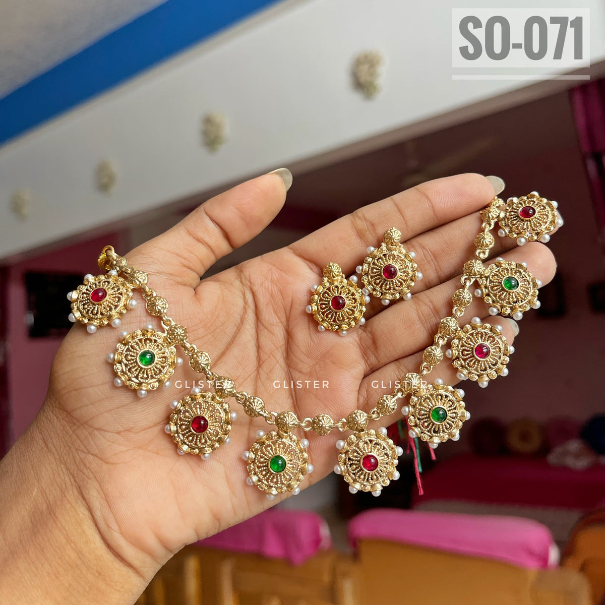 South Indian Choker Set ✨ SO-071