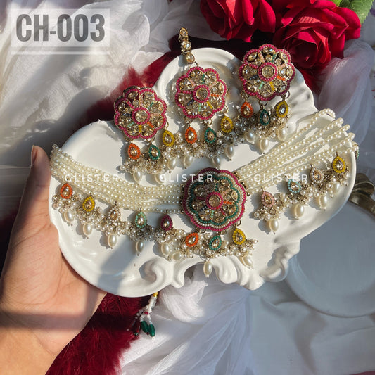 Pakistani Inspired Choker Set CH-003