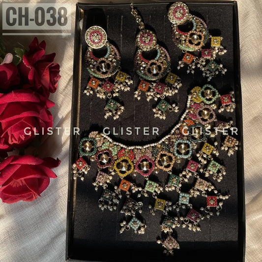 Pakistani Inspired Choker Set ✨ CH-038