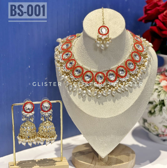 Kundon Bridal Choker Set ✨  BS-001