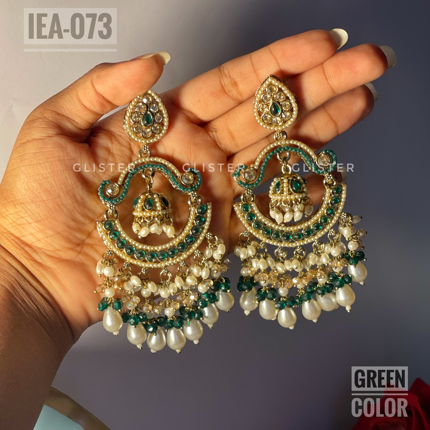 Pakistani Inspired Earrings ✨  IEA-073