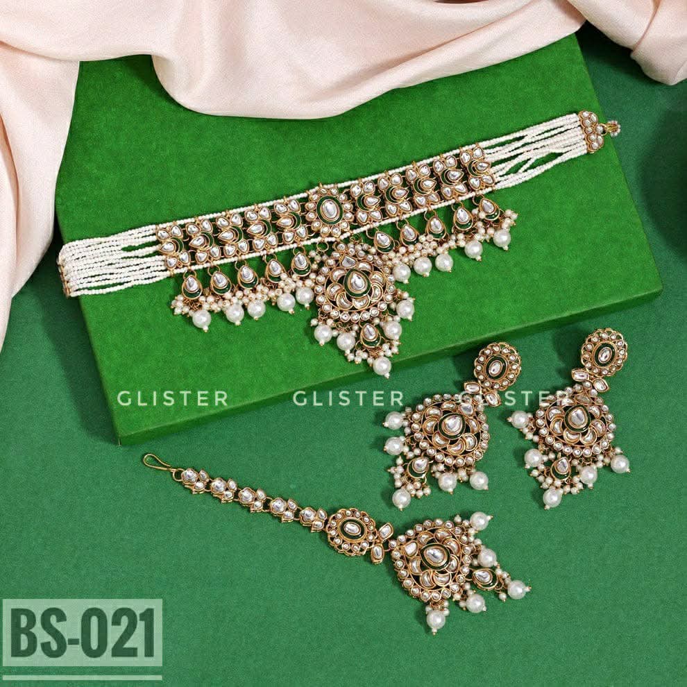 Kundon Bridal Choker Set ✨  BS-021