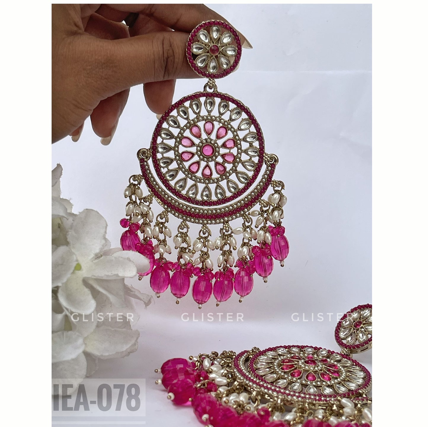 Nayantara Ethnic  Earrings ✨  IEA-078