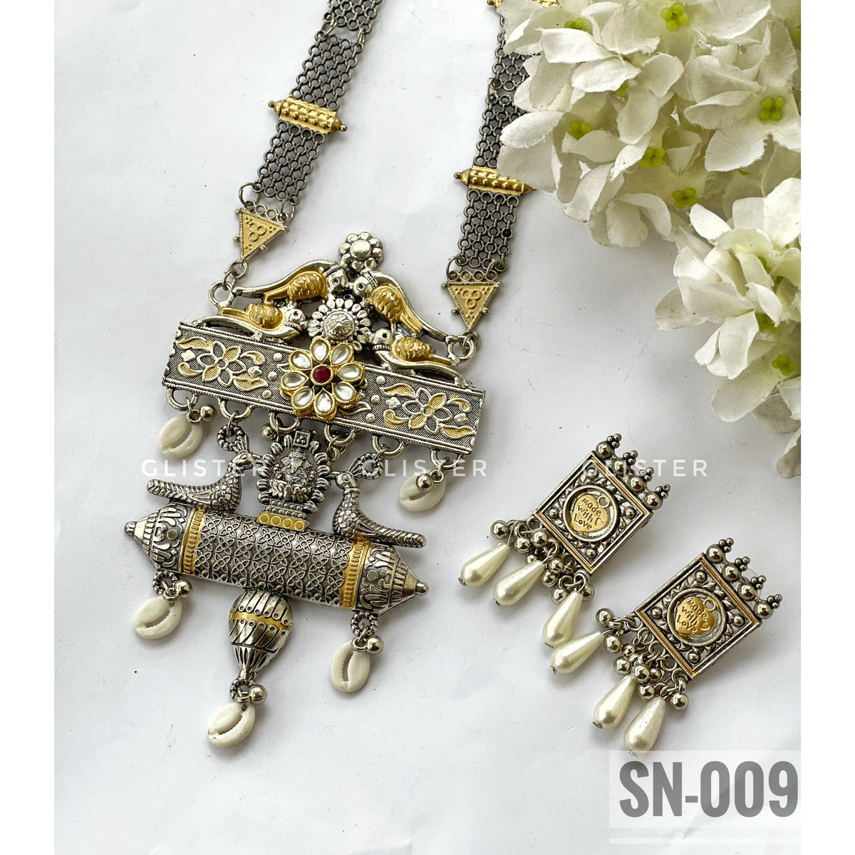 Silver Long Necklace ✨ SN-009