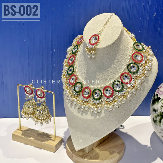 Kundon Bridal Choker Set ✨  BS-002