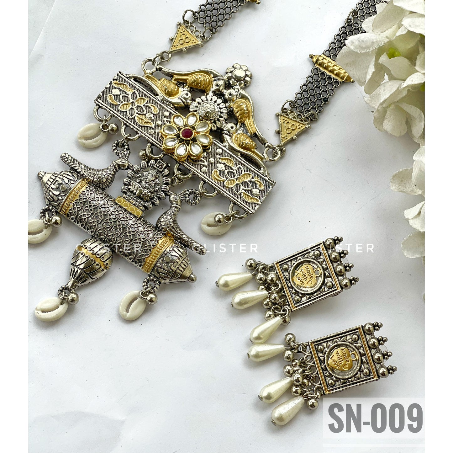 Silver Long Necklace ✨ SN-009