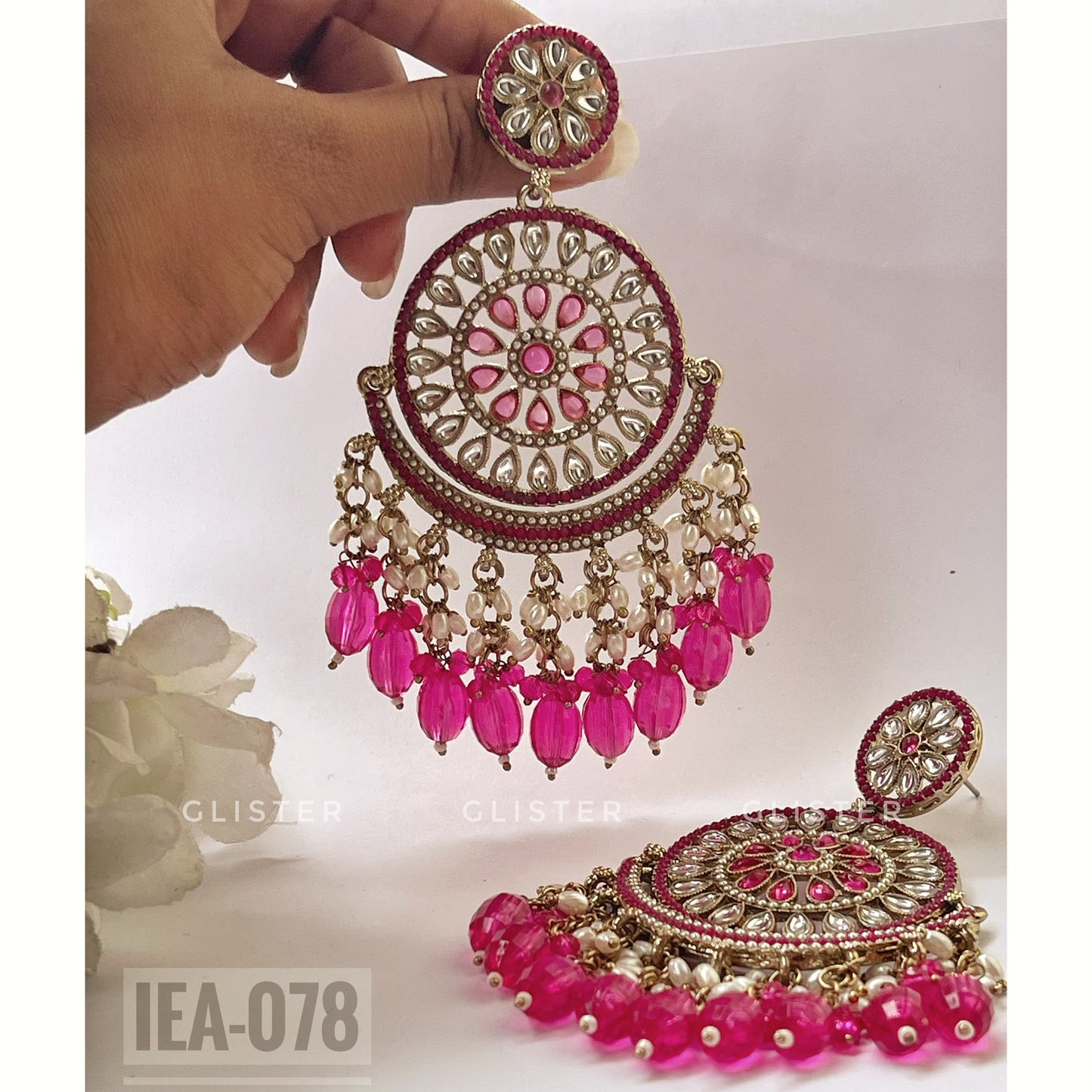 Nayantara Ethnic  Earrings ✨  IEA-078