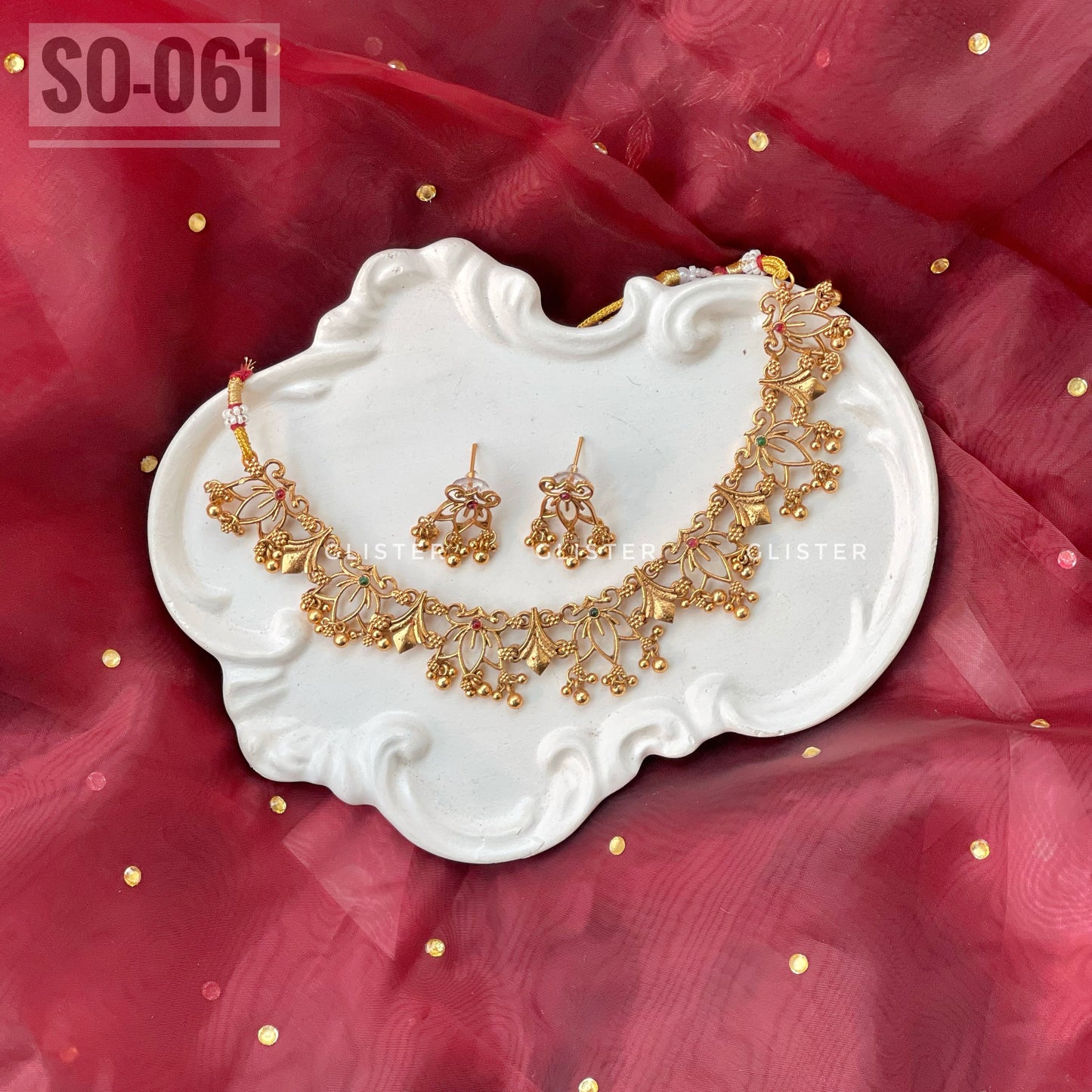 South Indian Petal Choker Set ✨ SO-061
