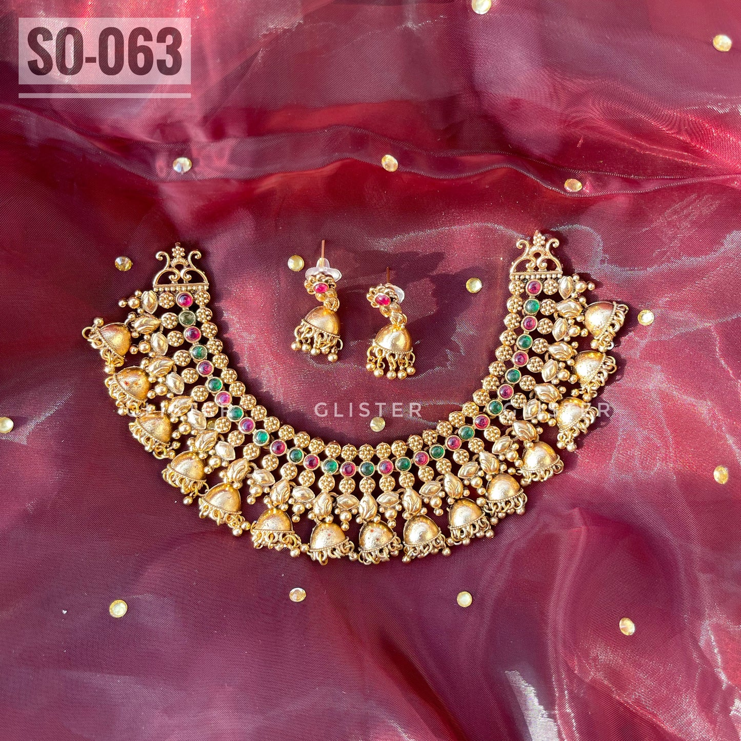 South Indian Petal Choker Set ✨ SO-063