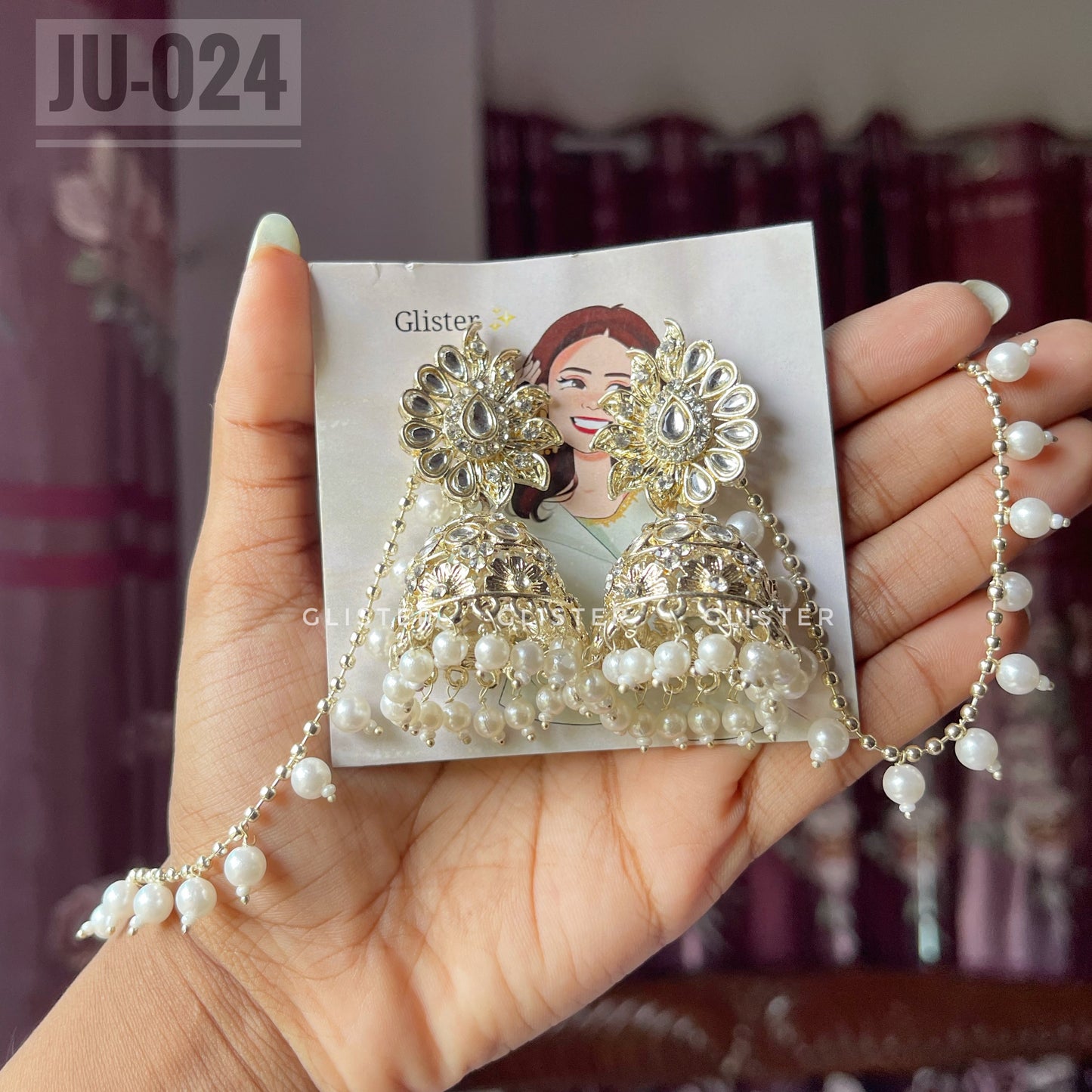 Pakistani  Inspired Jhumka ✨ JU-024