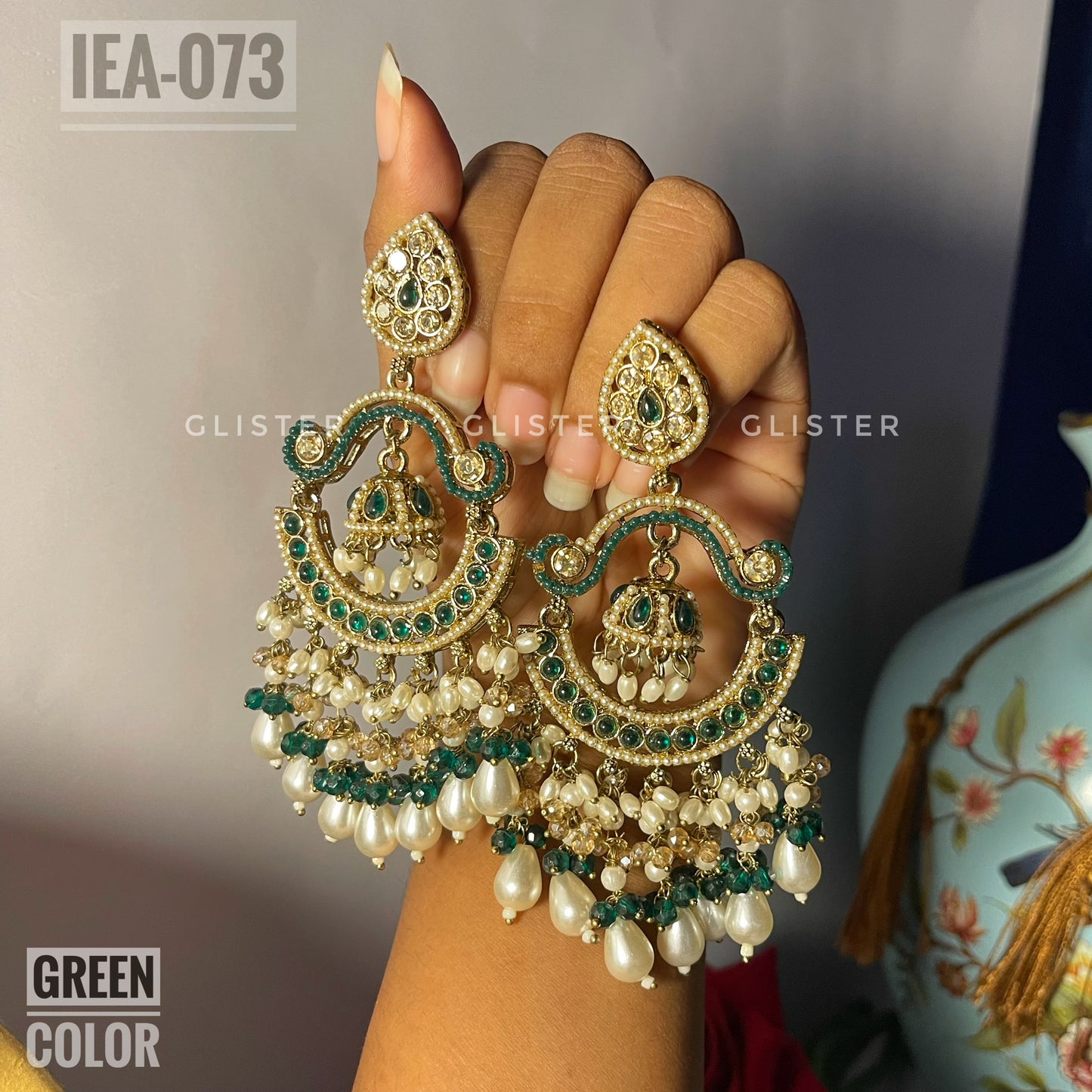 Pakistani Inspired Earrings ✨  IEA-073