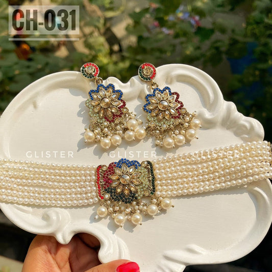 Pakistani Inspired Choker Set ✨ CH-031