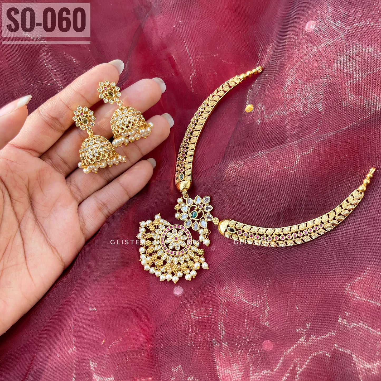 South Indian Petal Choker Set ✨ SO-060