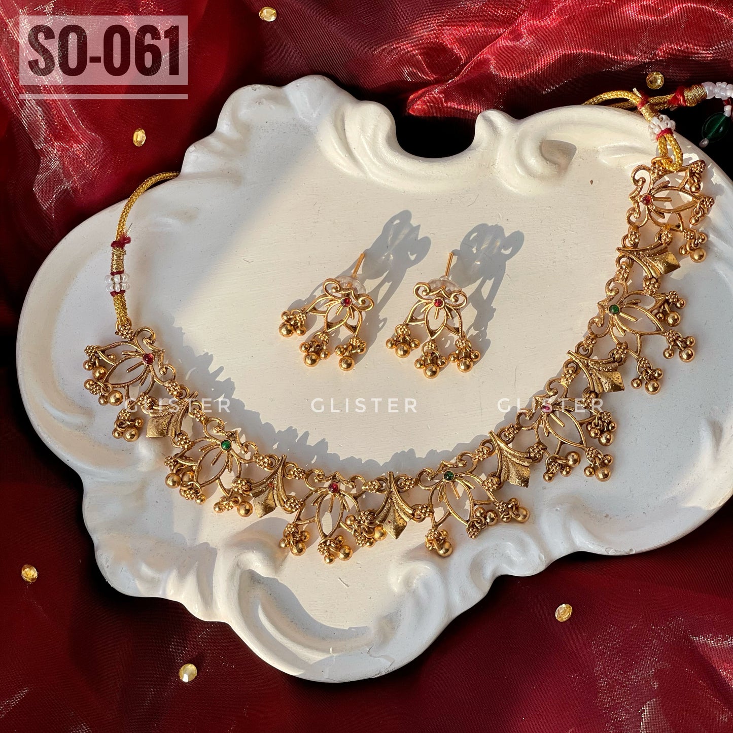 South Indian Petal Choker Set ✨ SO-061