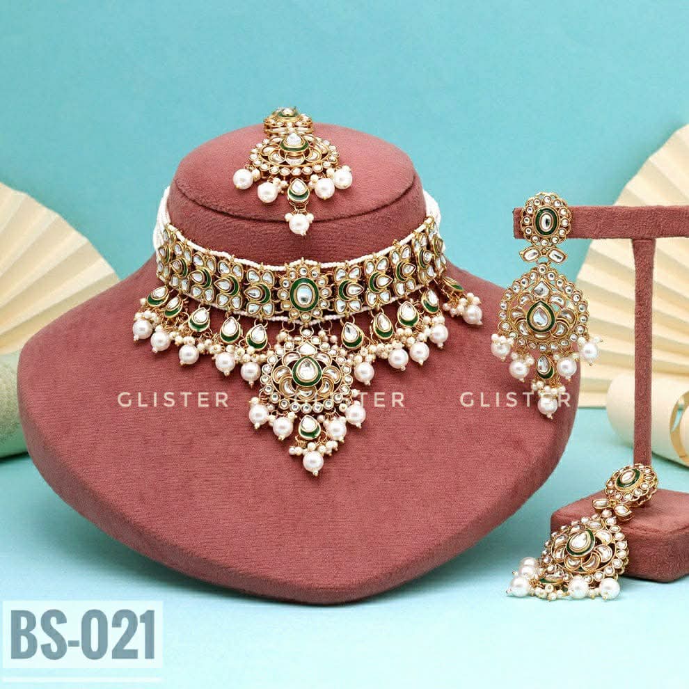 Kundon Bridal Choker Set ✨  BS-021
