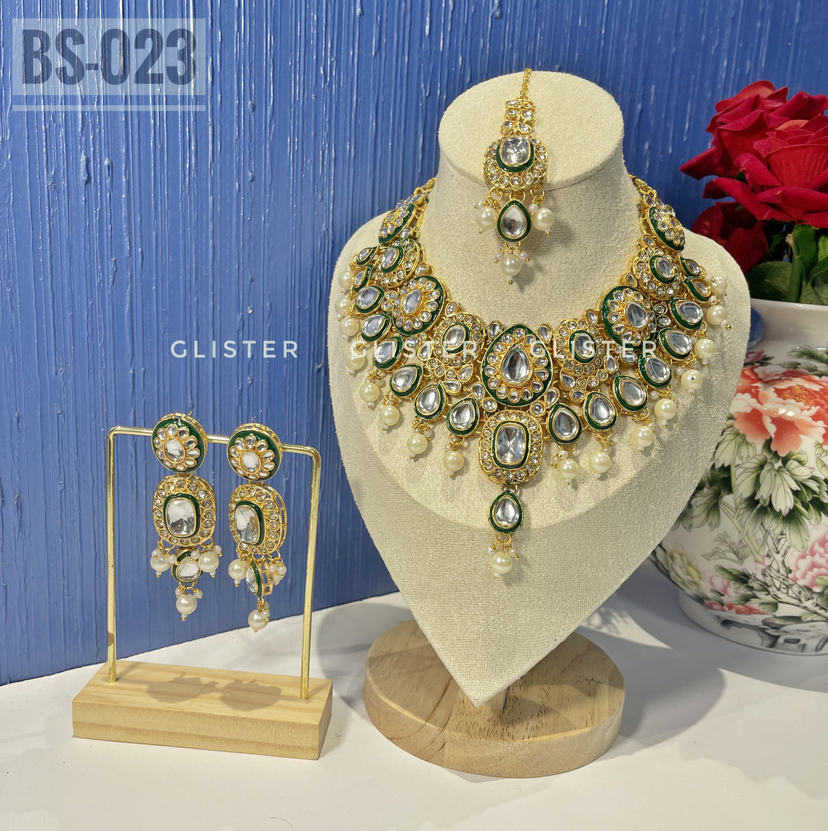 Kundon Bridal Choker Set ✨  BS-023