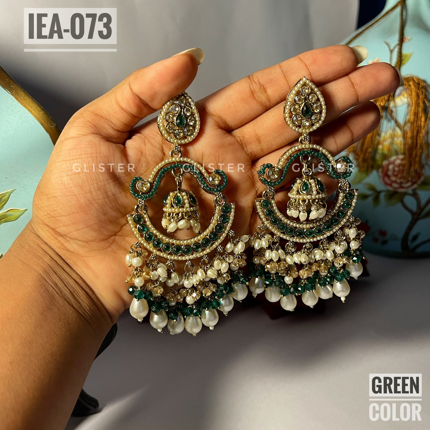 Pakistani Inspired Earrings ✨  IEA-073