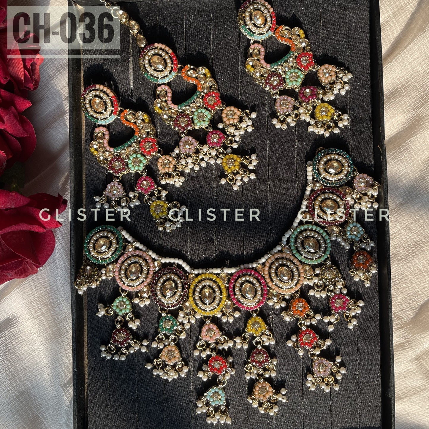Pakistani Inspired Choker Set ✨  CH-036