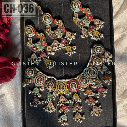 Pakistani Inspired Choker Set ✨  CH-036