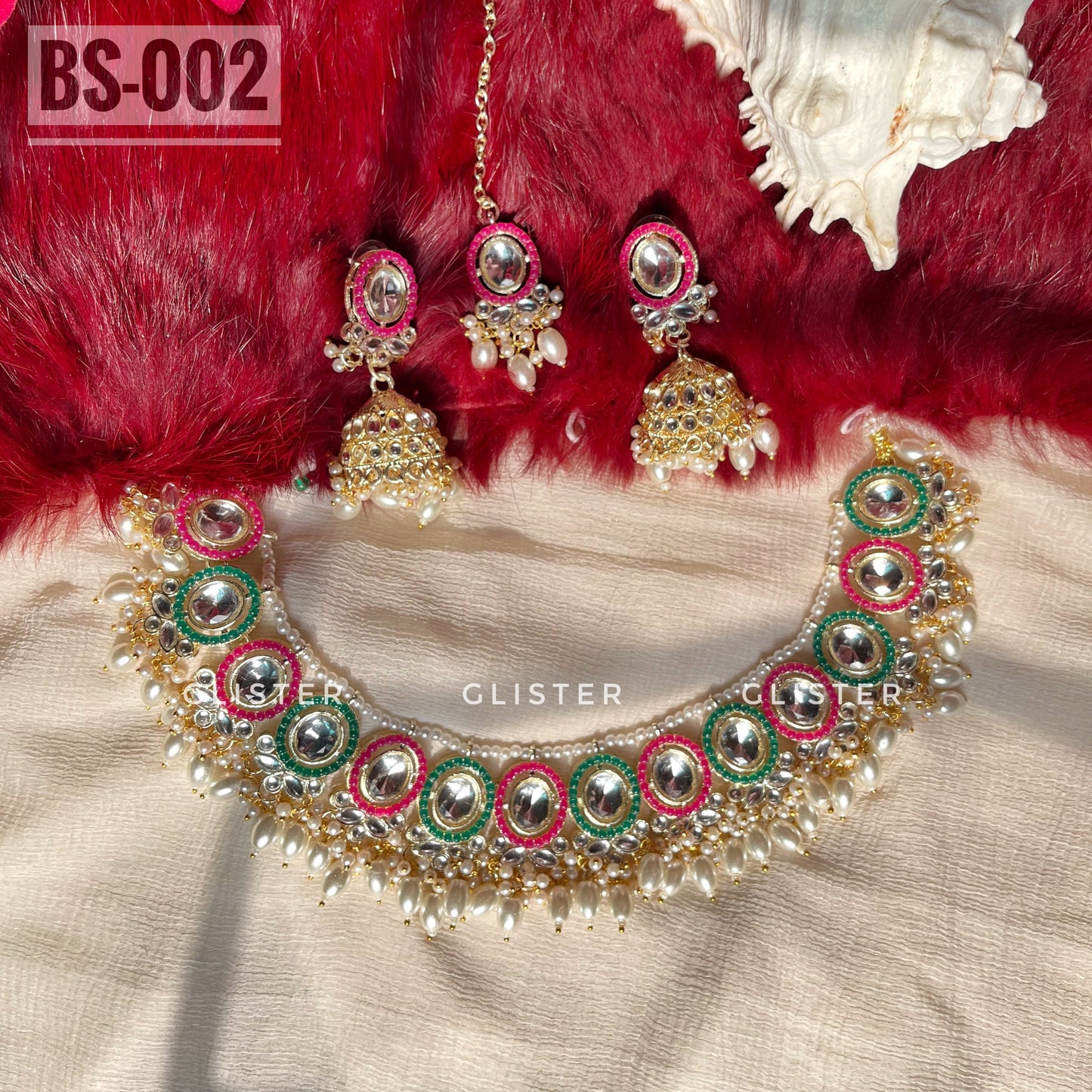 Kundon Bridal Choker Set ✨  BS-002