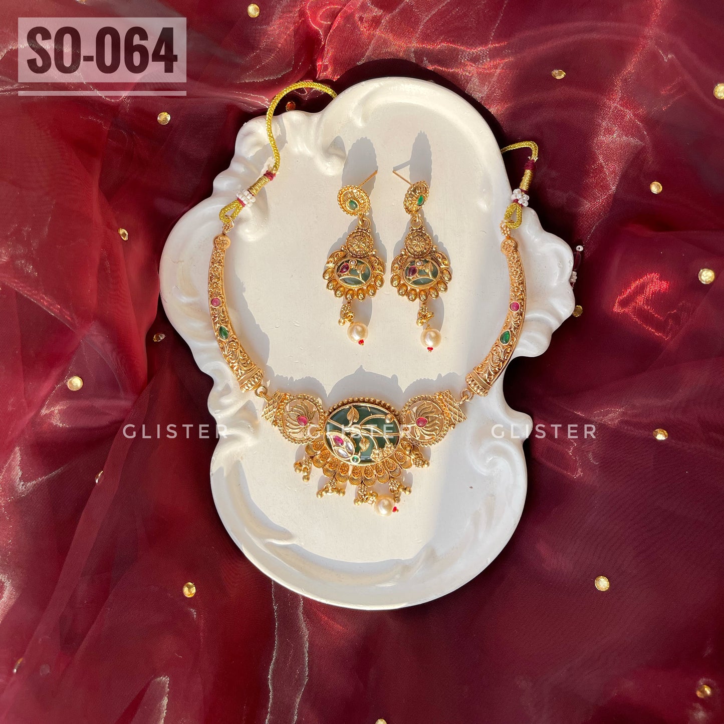 South Indian Petal Choker Set ✨ SO-064