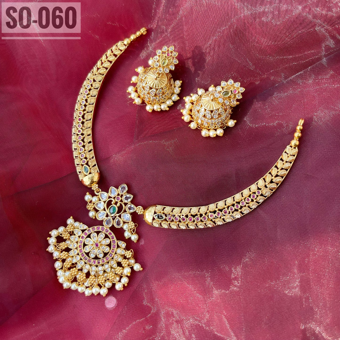 South Indian Petal Choker Set ✨ SO-060
