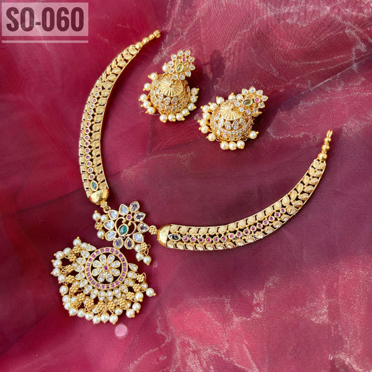South Indian Petal Choker Set ✨ SO-060