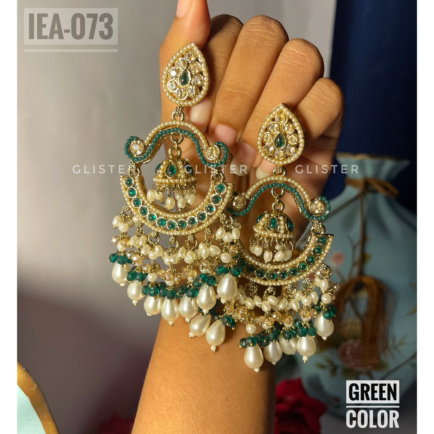 Pakistani Inspired Earrings ✨  IEA-073