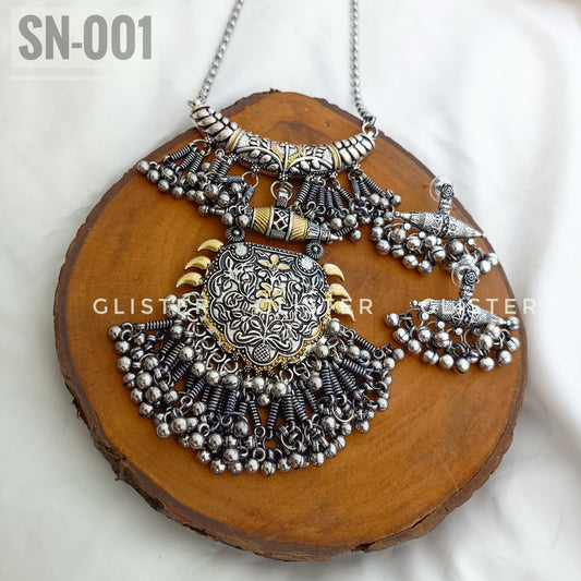 Silver Long Necklace ✨ SN-001