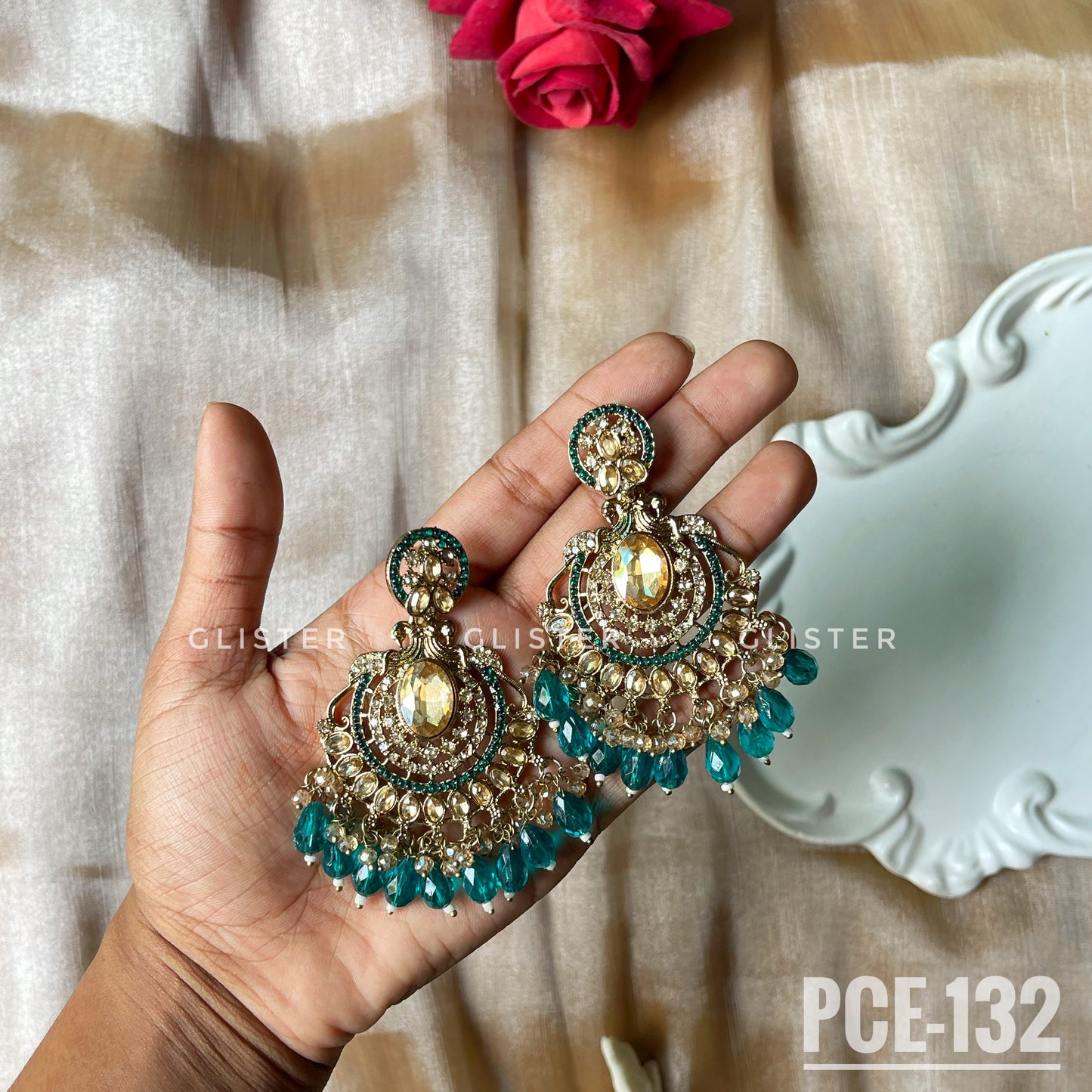 Pakistani Inspired Earrings Set ✨ PCE-132