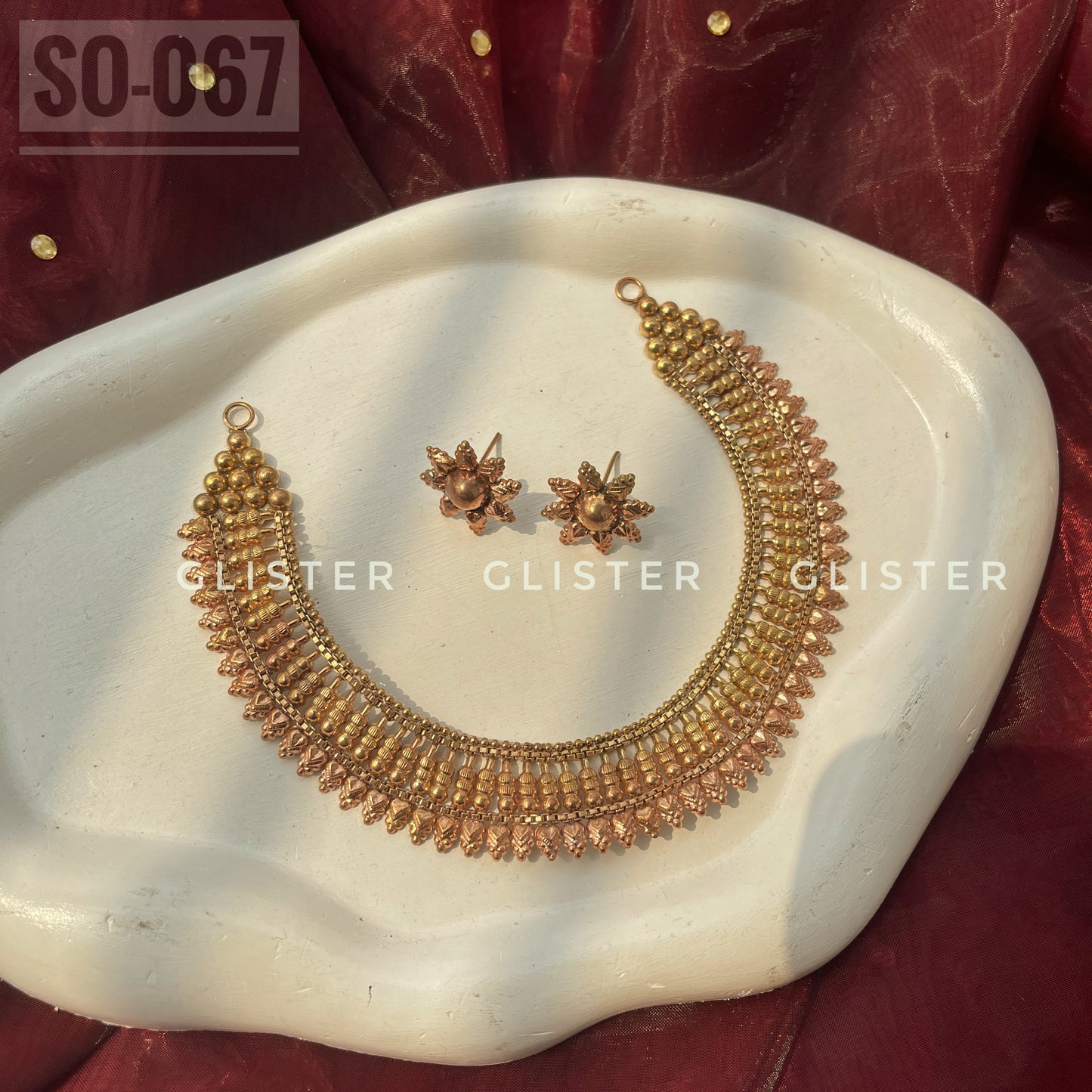 South Indian Petal Choker Set ✨ SO-067