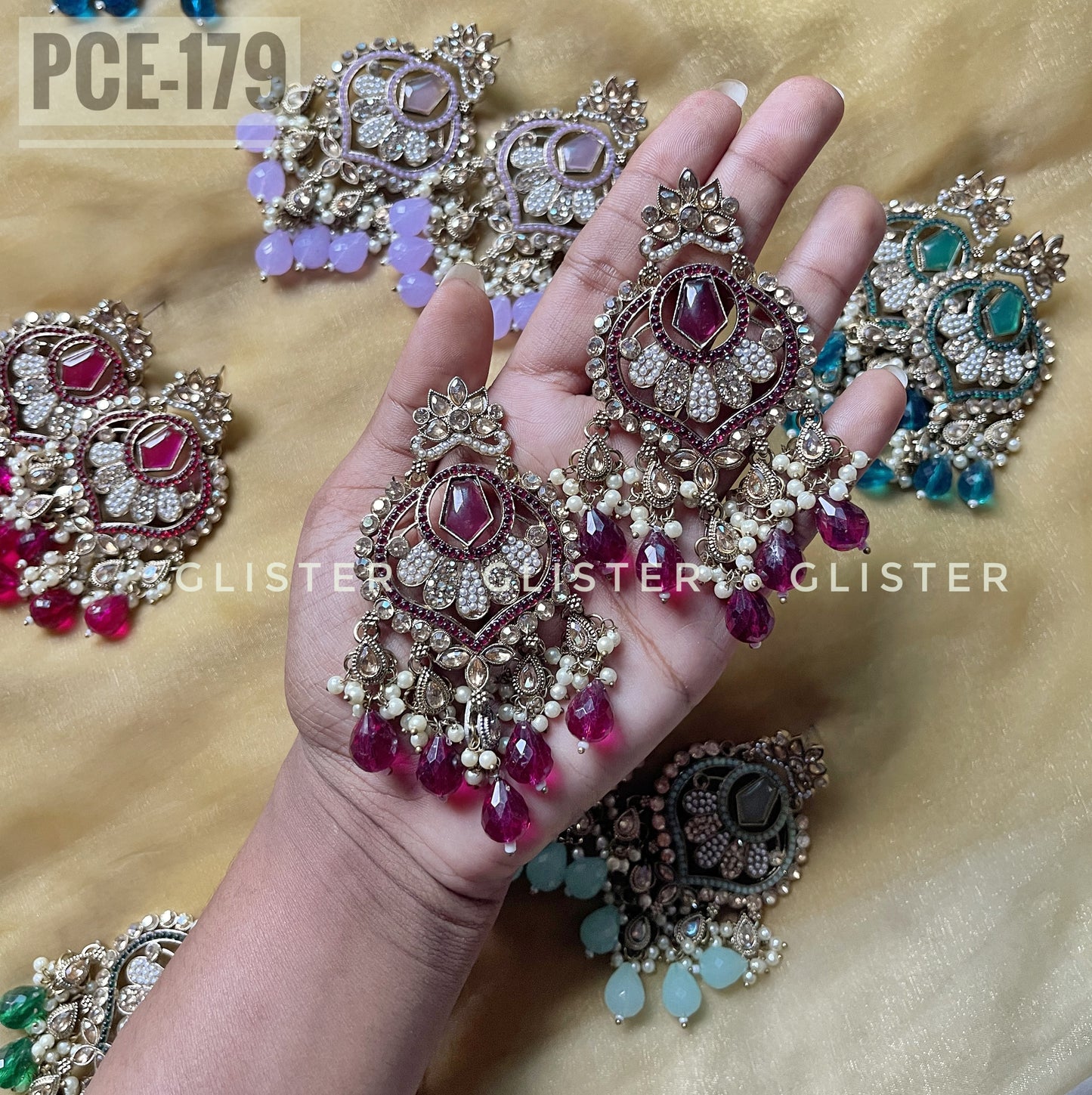 Pakistani Inspired Earrings Set ✨ PCE-179