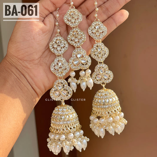 Jhumka with attached Tana and Tikli Set ✨ BA-061