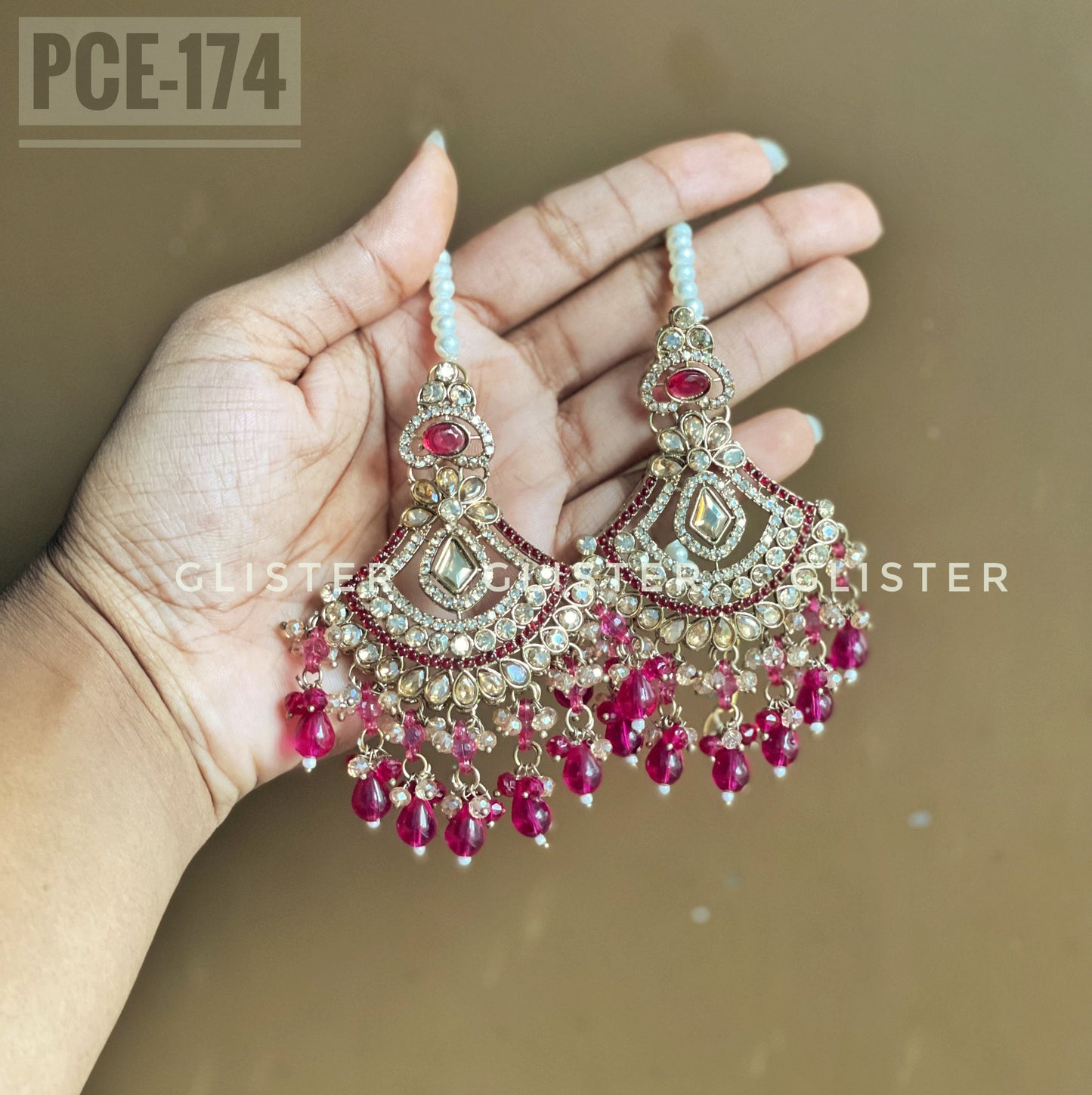Pakistani Inspired Earrings Set ✨ PCE-174
