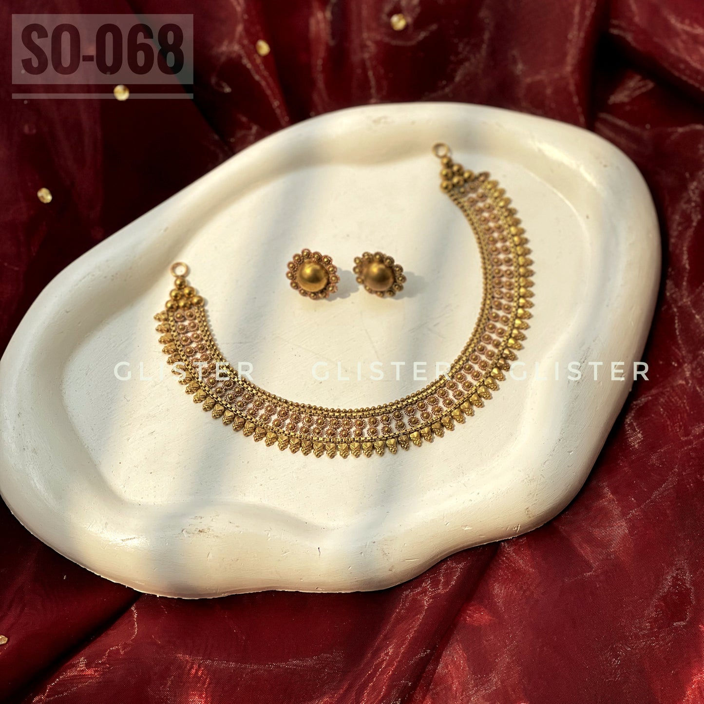 South Indian Petal Choker Set ✨ SO-068