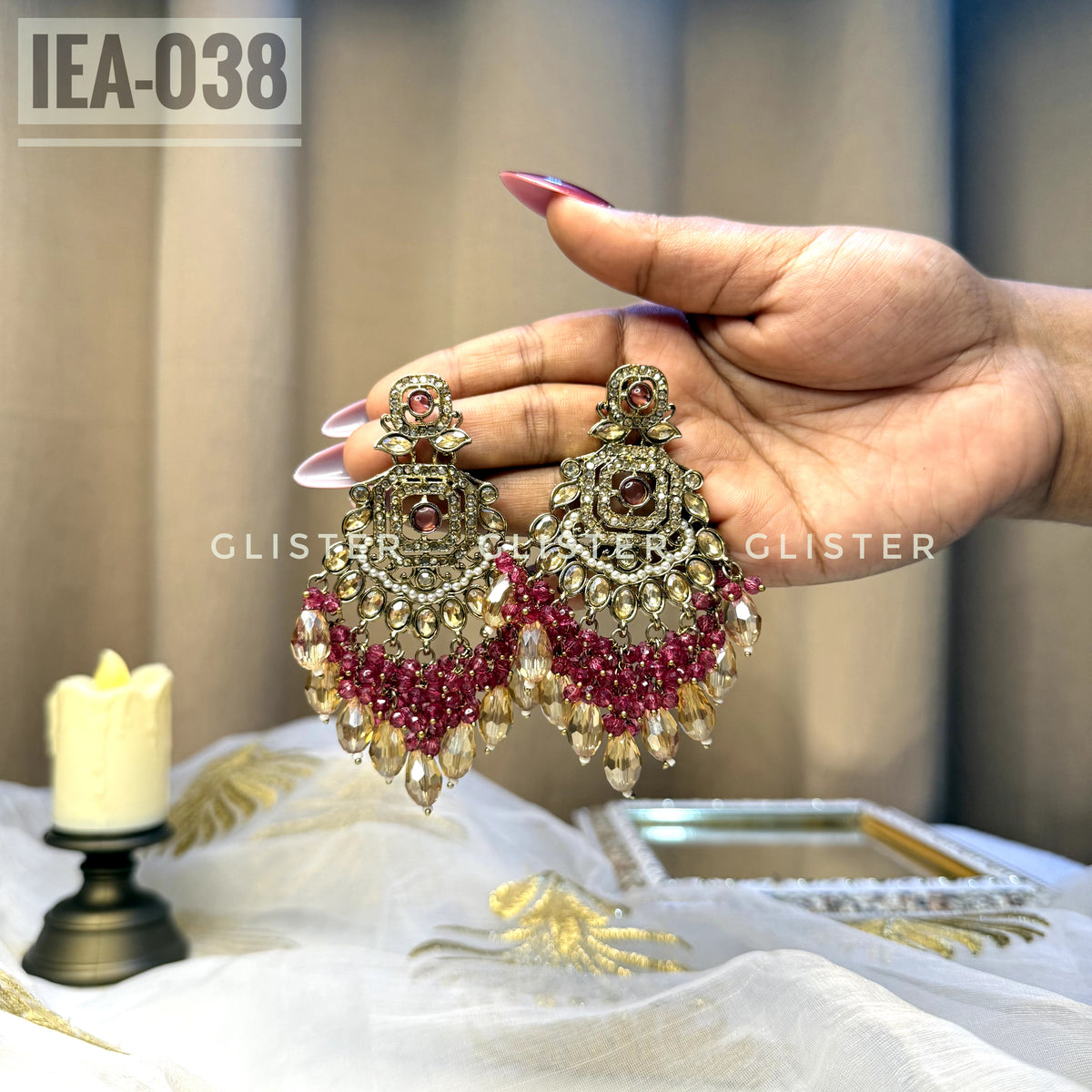 Pakistani Inspired Earrings ✨   IEA- 038